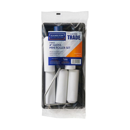 Hamilton For The Trade Medium Pile Mini Gloss Roller Set 4"
