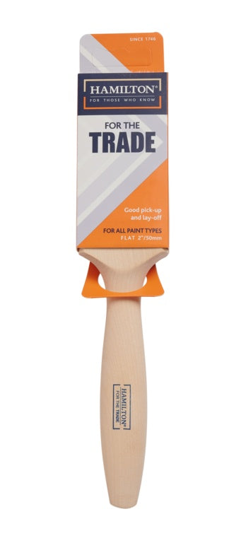 Hamilton For The Trade Fine Tip Flat Brush