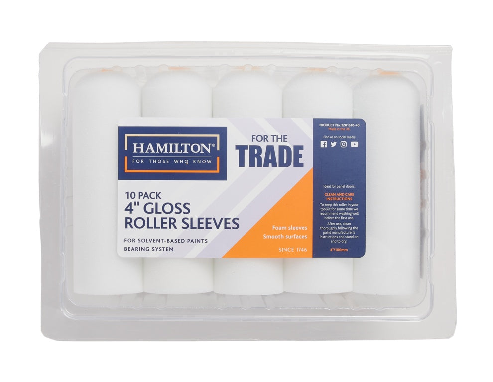 Hamilton For The Trade Mini Foam Roller Sleeves Pack 10