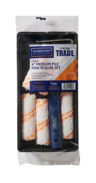 Hamilton For The Trade Medium Pile Mini Roller Set 4"