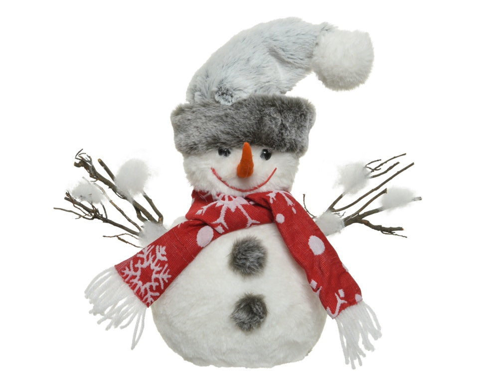 Kaemingk Snowman with Hat & Scarf