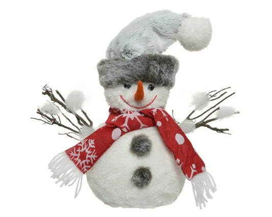 Kaemingk Snowman with Hat & Scarf