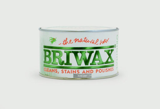 Briwax Natural Wax 400g Silver Grey