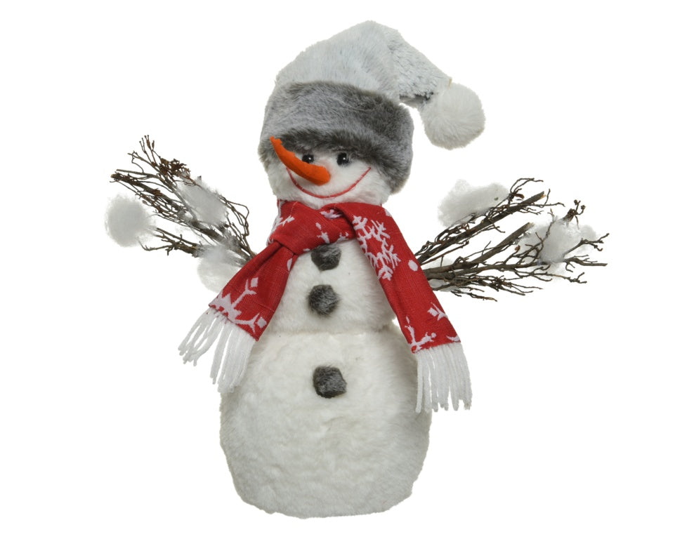 Kaemingk Snowman with Hat & Scarf