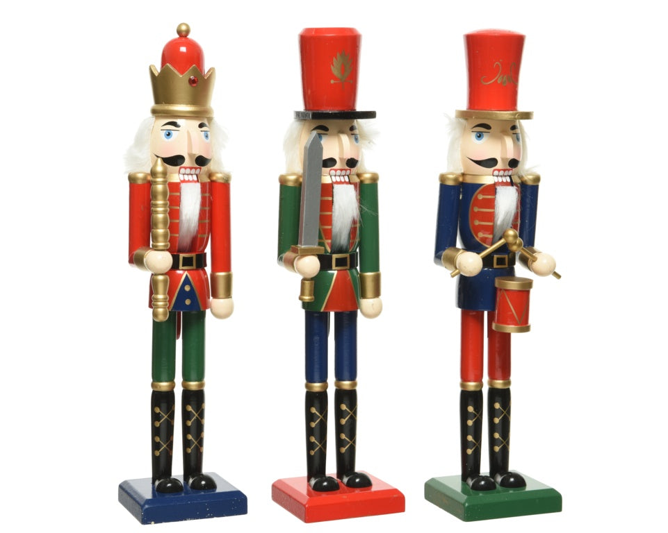 Kaemingk Fir-wood Nutcracker Assorted Multi