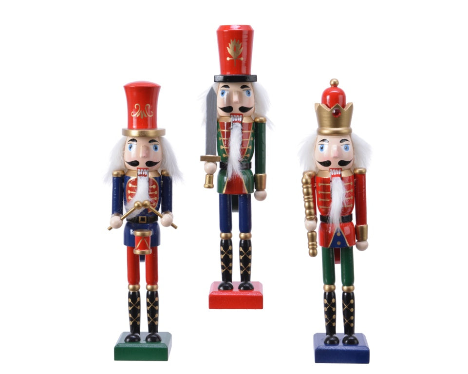 Kaemingk Fir-wood Nutcracker Assorted Multi