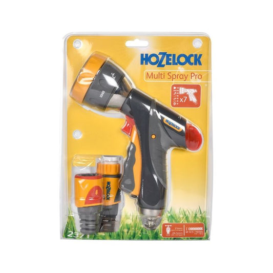 Hozelock Multi Spray Pro Gun & Plus Fittings Set