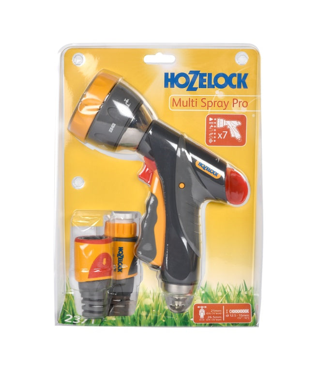 Ensemble pistolet Hozelock Multi Spray Pro et raccords Plus