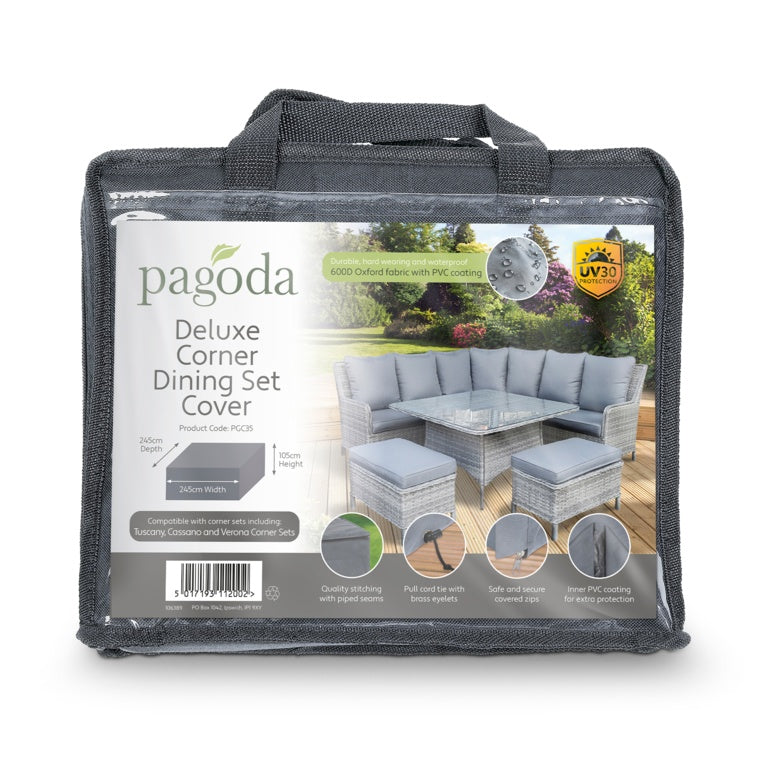 Pagoda Deluxe Corner Dining Set Cover