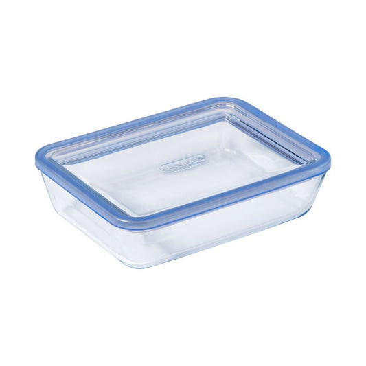 Récipient de stockage en verre pur Pyrex