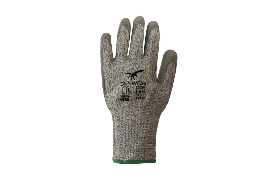 Glenwear Pu Glove Cut Level 5