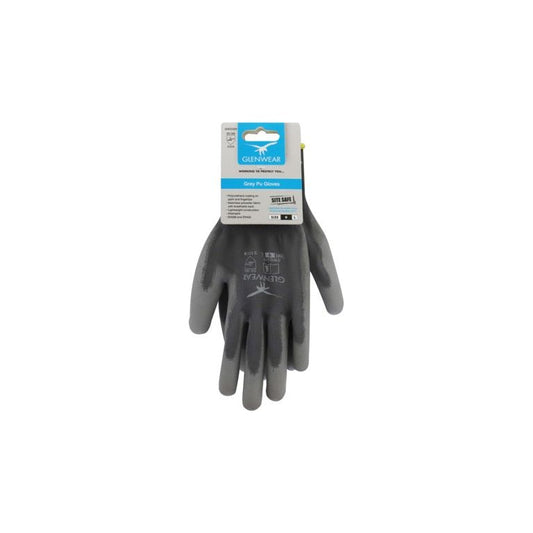Glenwear Grey PU Glove