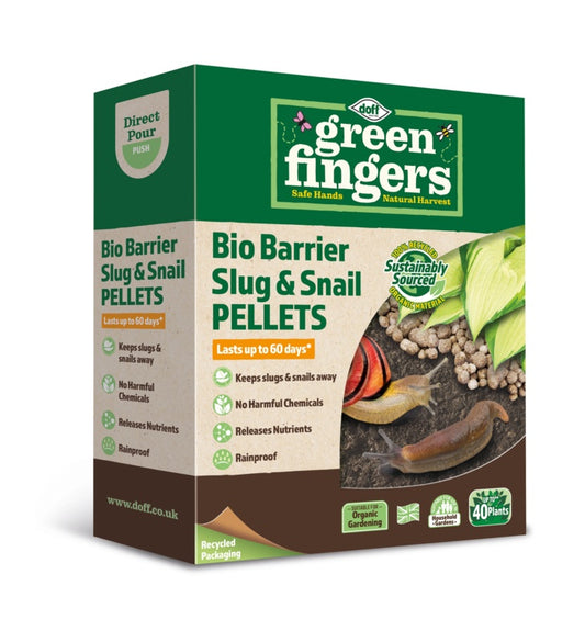 GREEN FINGERS Bio Barrier Slug & Snail Pellets 1kg
