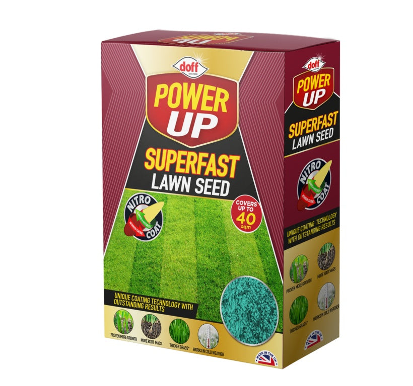 Power Up Superfast Lawn Seed With Nitro Coat