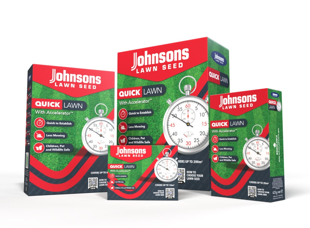 Johnsons Lawn Seed Quick Lawn with Accelerator