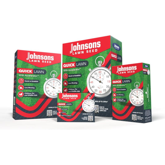 Johnsons Lawn Seed Quick Lawn avec accélérateur