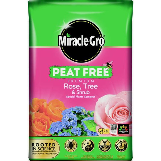 Miracle-Gro® Peat Free Rose, Tree & Shrub Compost