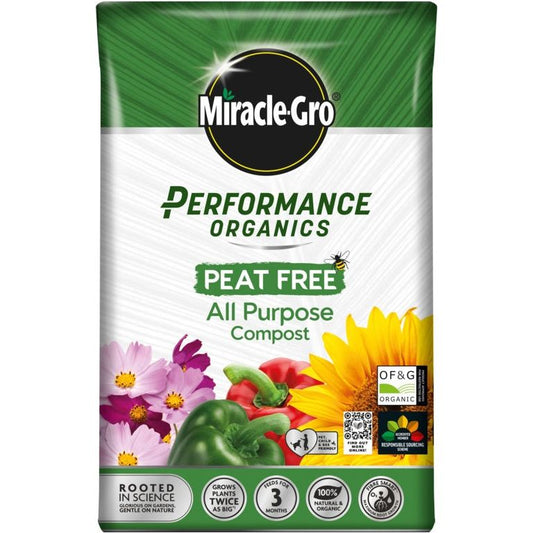 Miracle-Gro® Performance Organic Peat Free All Purpose Compost