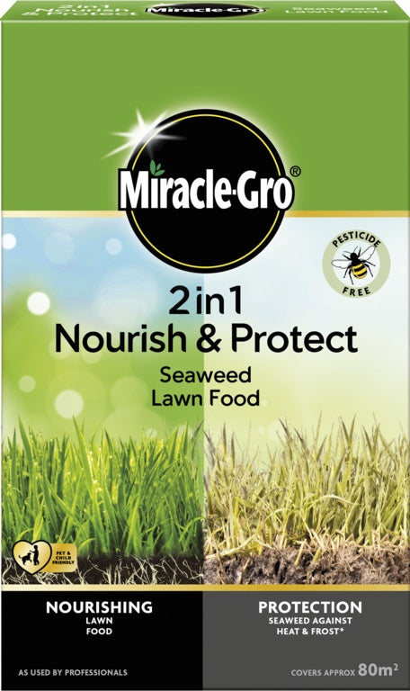 Miracle-Gro® 2 in 1 Nourish & Protect Seaweed Lawn Food