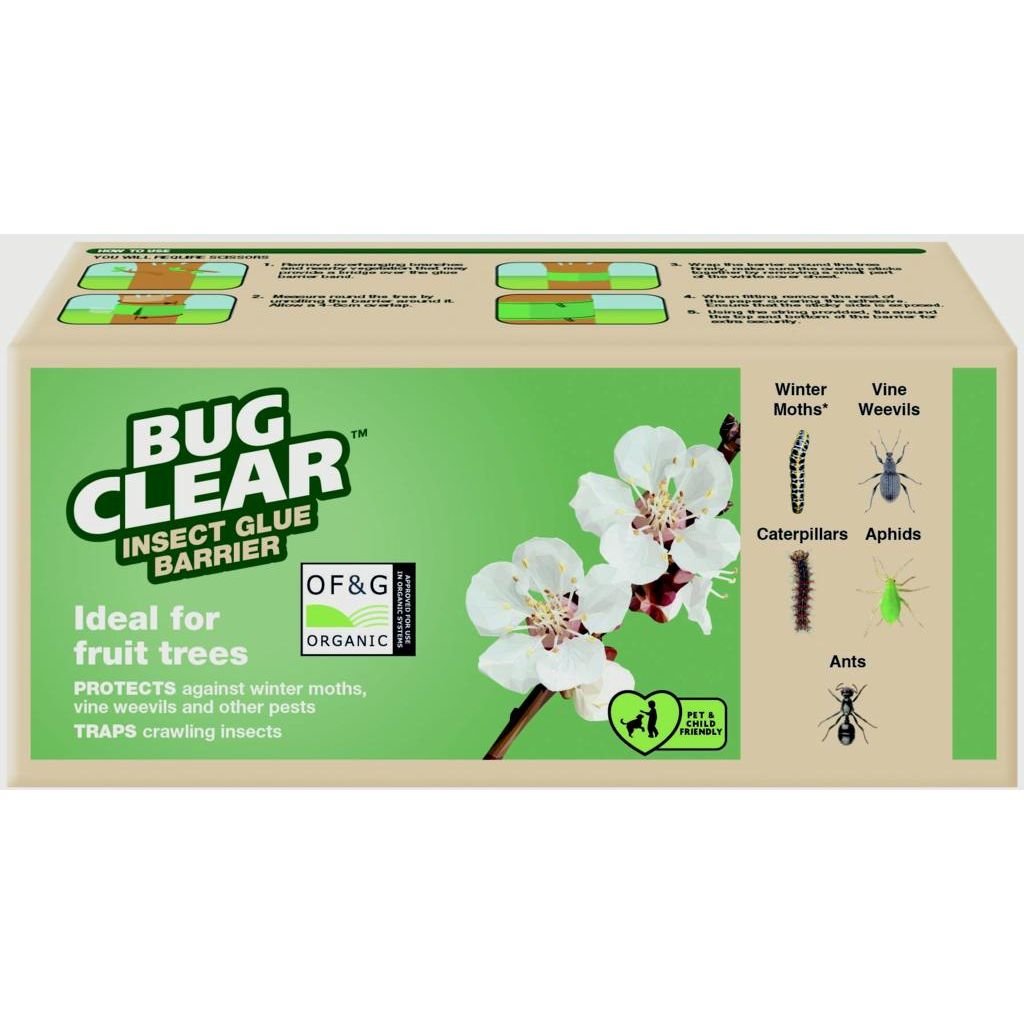 Barrera de pegamento para insectos BugClear