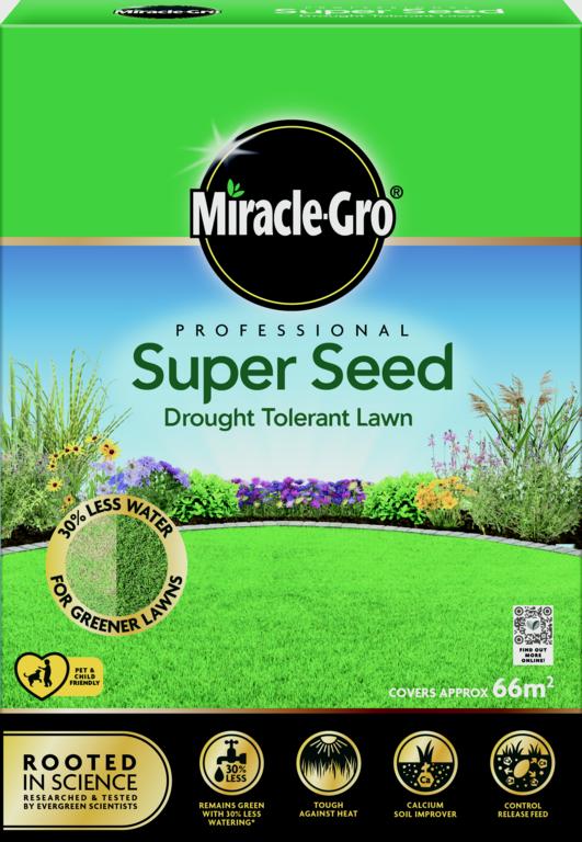 Pelouse tolérante à la sécheresse Miracle-Gro® Professional Super Seed