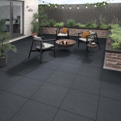 Verona Sherborne Graphite Outdoor Floor 600x600x20