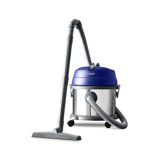 Tower TDW10 Stainless Steel Wet & Dry Cylinder Vacuum