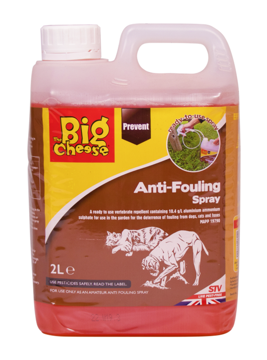 The Big Cheese Spray para dispersar perros y gatos 2L Listo para usar