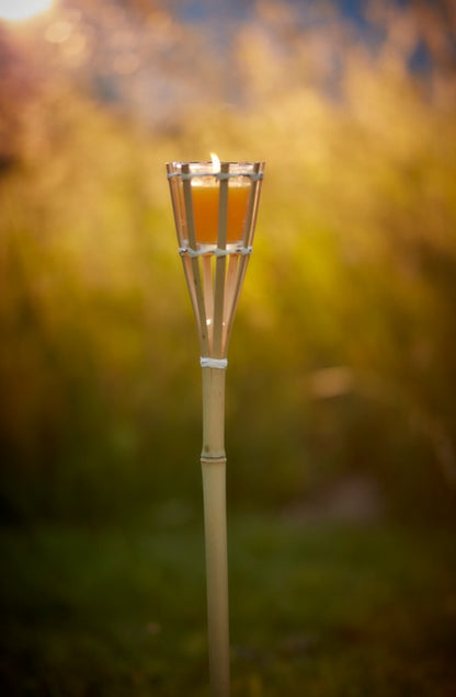 Zero In Bamboo Torch With Citronella Candle (Mango)