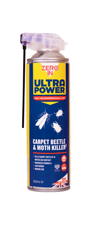 Zero In Ultra Power Carpet Beetle & Moth Killer