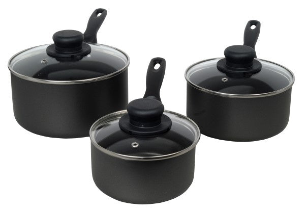 Pendeford Sapphire Non-Stick Saucepan Set