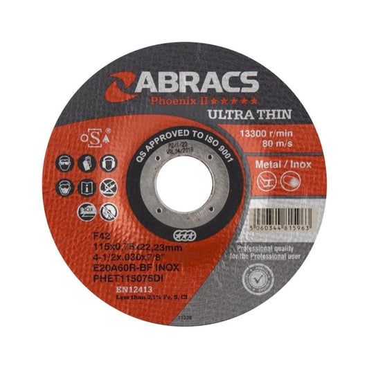 Abracs Phoenix Ultra Thin Cutting Disc