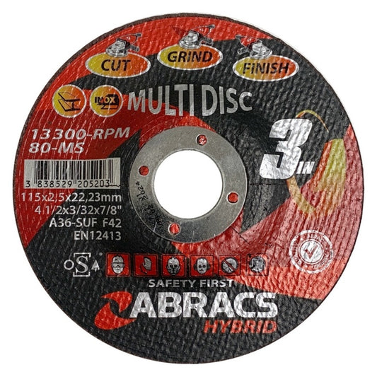 Abracs Híbrido 3en1 115x2.5x22