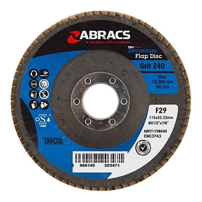 Disque à Flasques Abracs 115mm 40g 