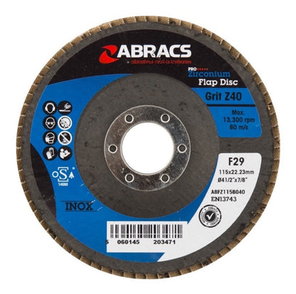 Disque à Flasques Abracs 115mm 40g 