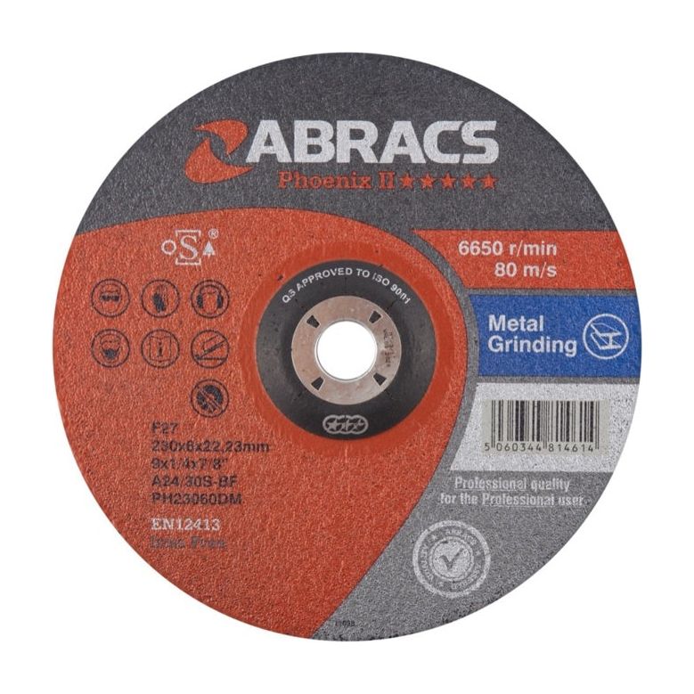 Abracs Phoenix Flat Metal Grinding Disc