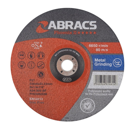 Abracs Phoenix Flat Metal Grinding Disc