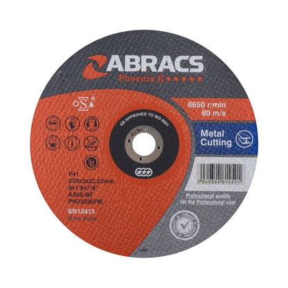 Abracs Phoenix Flat Metal Cutting Disc