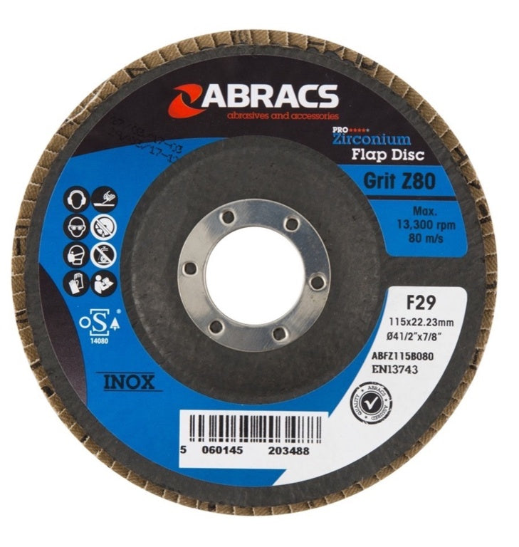 Abracs Flap Disc 115mm