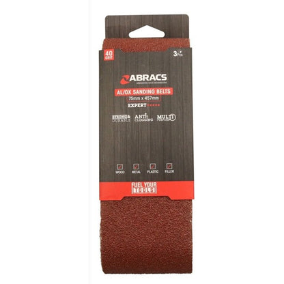 Abracs Sanding Belt 75mmx457mm