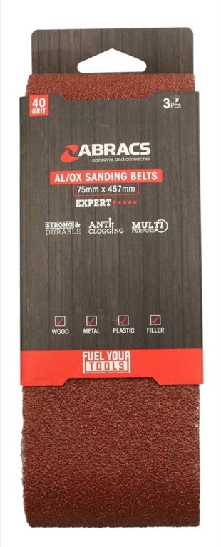 Abracs Sanding Belt 75mmx457mm