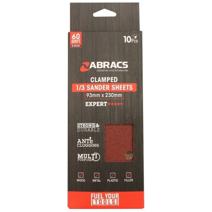 Abracs Orbital Clamped Sander Sheets (8 Holes)