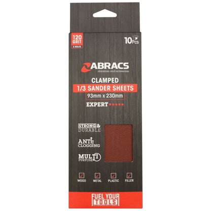 Abracs Orbital Clamped Sander Sheets 93 x 230mm