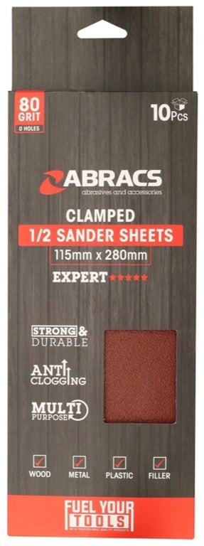 Abracs Orbital Clamped Sander Sheets