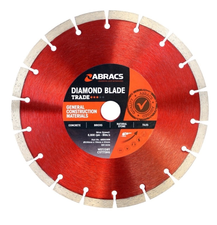 Abracs X-Tech Tile Blades 115mm x 1.2mm x 22.23mm (Stand of 20 Blades)