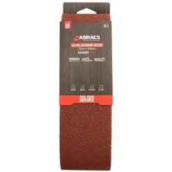 Abracs AL/OX Sanding Belt 75mm x 533mm 40 Grit