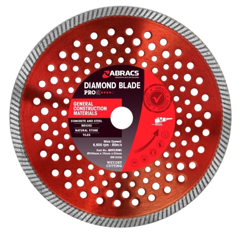 Abracs Gcm-Pro-X Diamond Blade 230x10x22