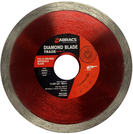 Abracs Tile & Ceramic Diamond Blade