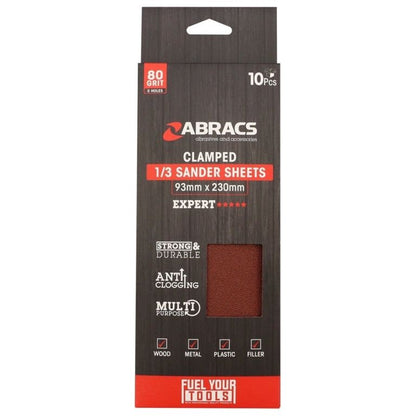 Abracs Orbital Clamped Sander Sheets 93 x 230mm