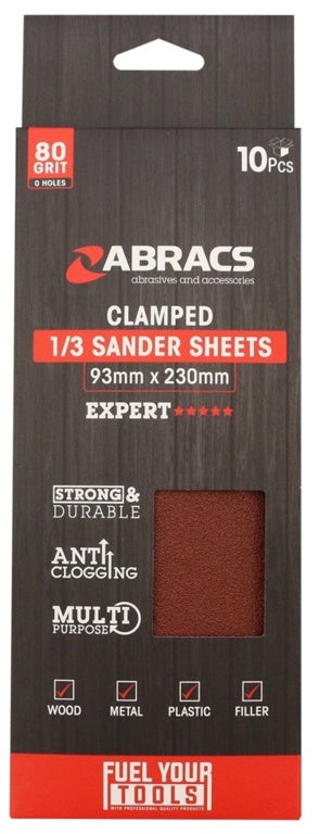 Abracs Orbital Clamped Sander Sheets